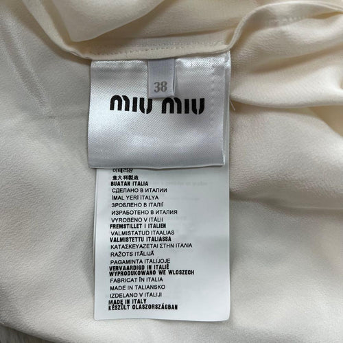 Miu Sleeveless Miumiu* 100% 38