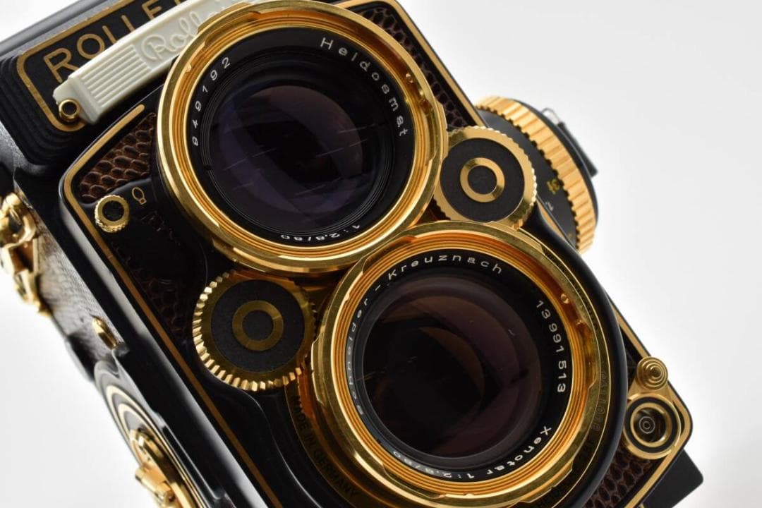 Rollei Twin-Lens Reflex Cameras Rolleiflex 2.8F Aurum Gold F2.8