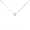 Tiffany Necklace 0.20Ct F Vs2 3Ext