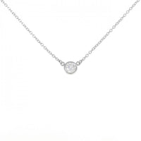 Tiffany Necklace 0.20Ct F Vs2 3Ext