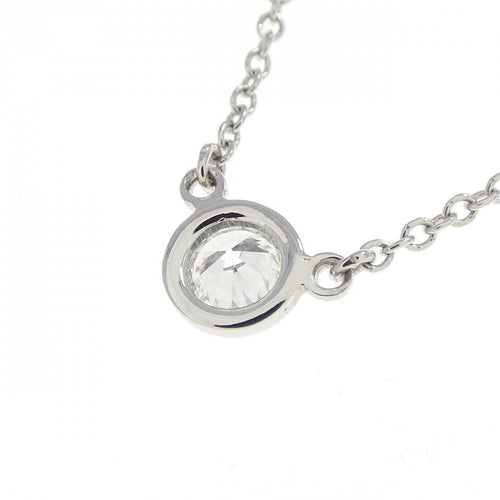Tiffany Necklace 0.20Ct F Vs2 3Ext
