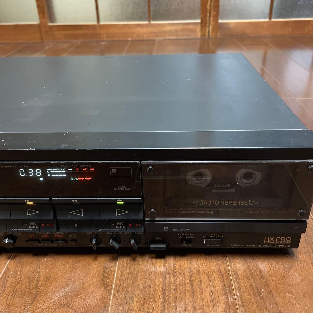 Sony Cd Md Cassette Deck Tc-Wr910