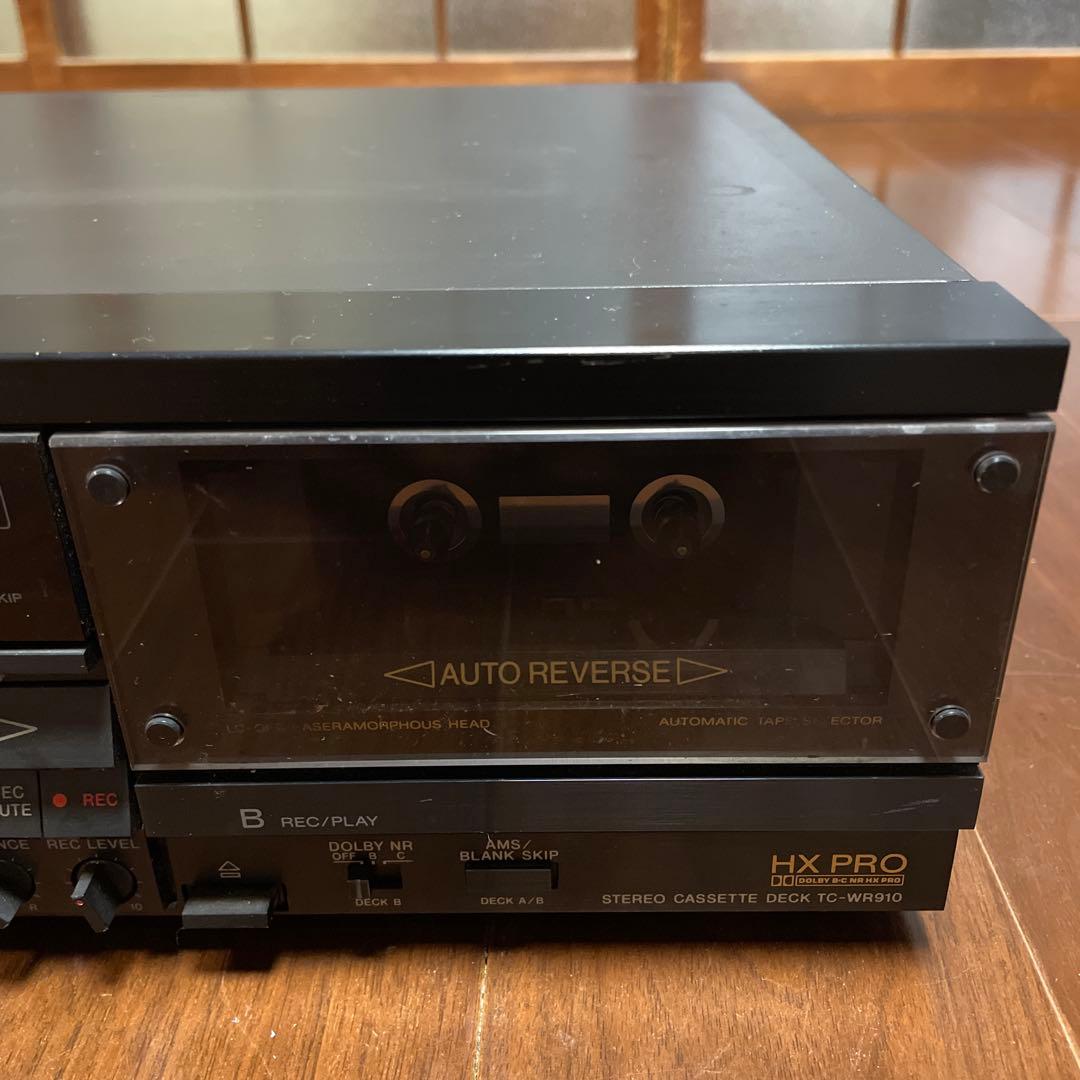 Sony Cd Md Cassette Deck Tc-Wr910