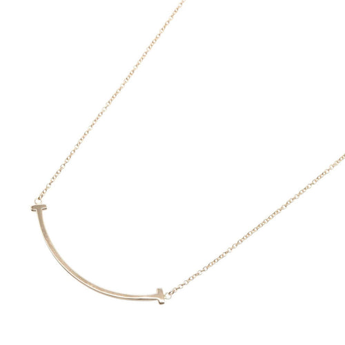 Tiffany Necklace Co T 60011679 40.5/45.5 K18Pg