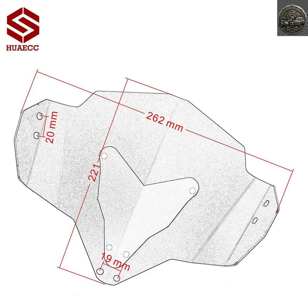 No Brand Others Motorcycle Windshield Windscreen With Bracket Yamaha Mt03 Fz03