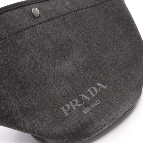Prada Tote Bag Denim+City Calf