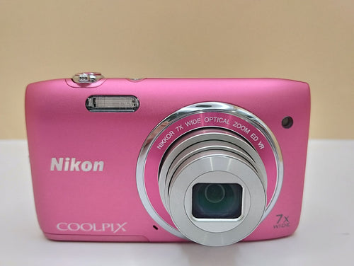 Nikon Compact Digital Camera Coolpix S3500 Pink 20.1Mp 7X 20260513