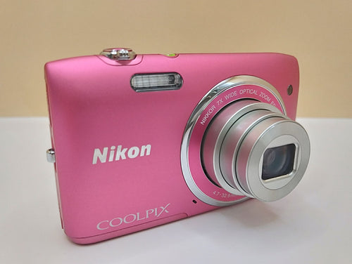 Nikon Compact Digital Camera Coolpix S3500 Pink 20.1Mp 7X 20260513