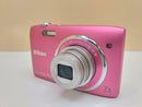 Nikon Compact Digital Camera Coolpix S3500 Pink 20.1Mp 7X 20260513