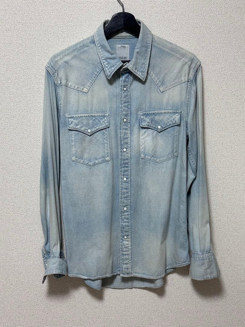 Visvim Denim Shirts Dungaree Western Shirt