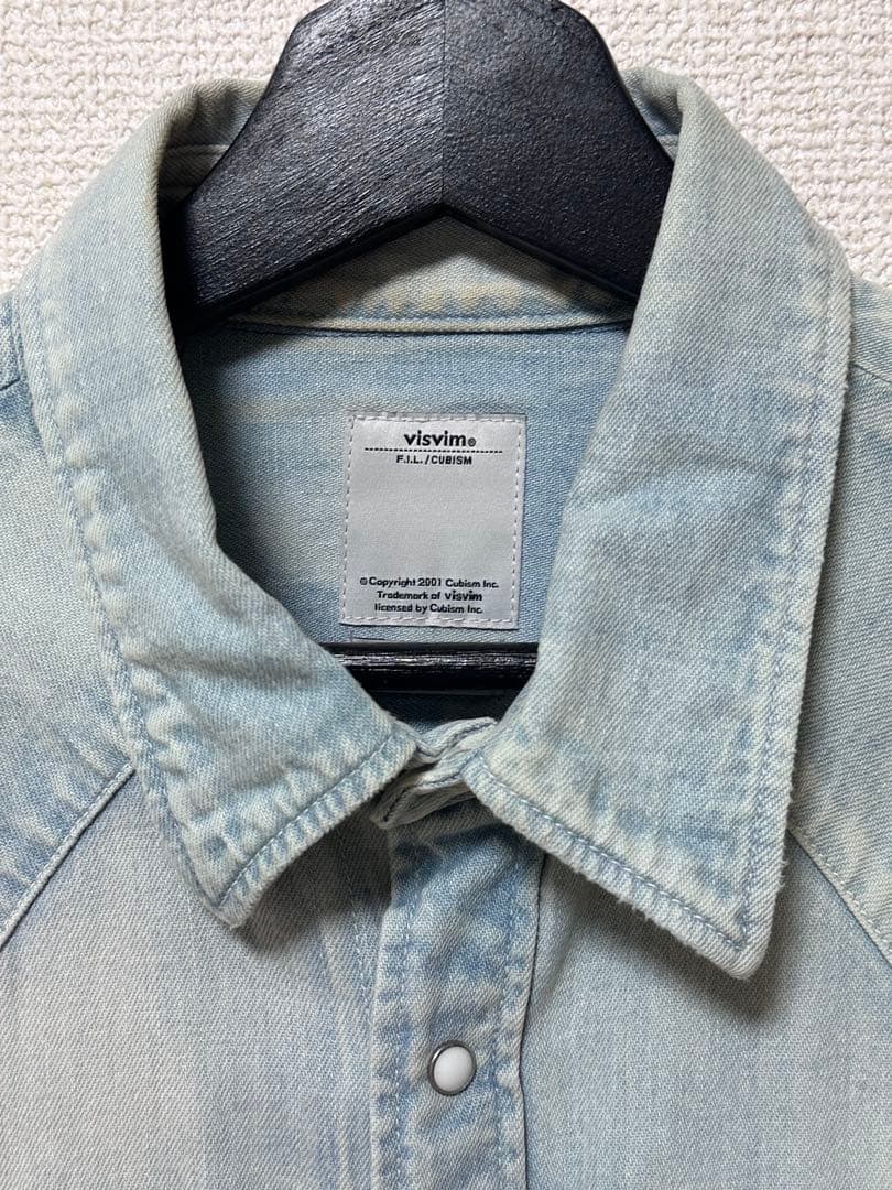 Visvim Denim Shirts Dungaree Western Shirt