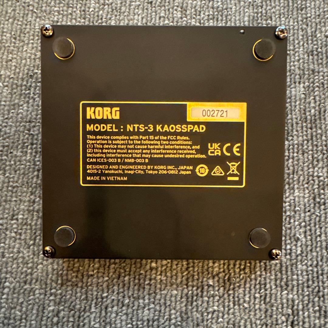 Korg Expansion Pads, Samplers Effects Units Nts-3 Kaoss Pad