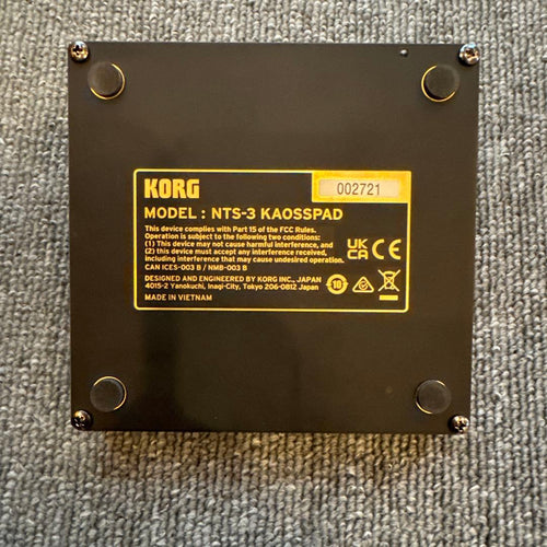 Korg Expansion Pads, Samplers Effects Units Nts-3 Kaoss Pad
