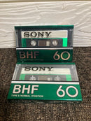 Sony Cassette Tapes Bhf 60 2