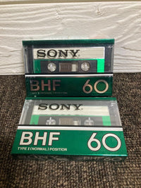 Sony Cassette Tapes Bhf 60 2