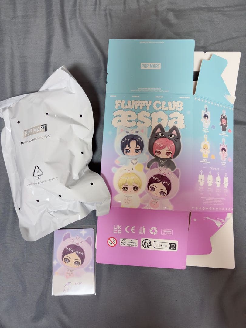Pop Mart Plush Toys Stuffed Aespa Fluffy Club