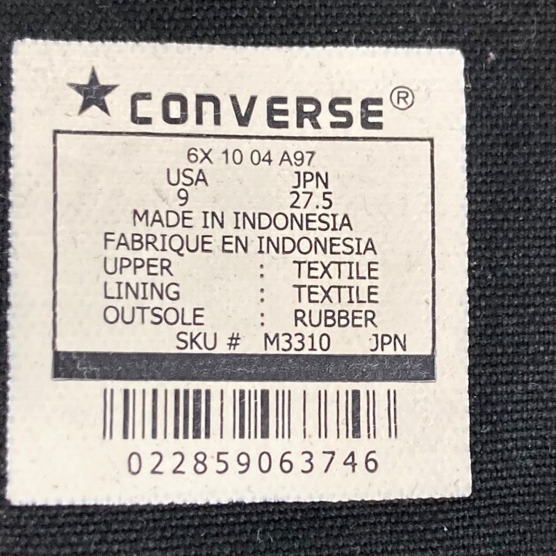 Converse Sneakers All Star 6X1004A97 M3310