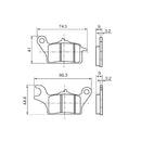 Brake (Daytona) 125/155/300 125 67581 No:123