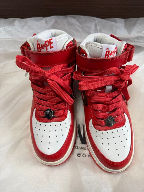 A Bathing Ape Sneakers Bape Sta Midden Rood