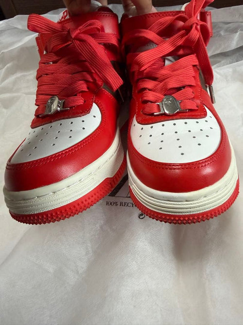 A Bathing Ape Sneakers Bape Sta Midden Rood