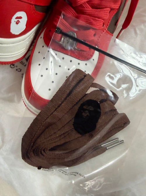 A Bathing Ape Sneakers Bape Sta Midden Rood
