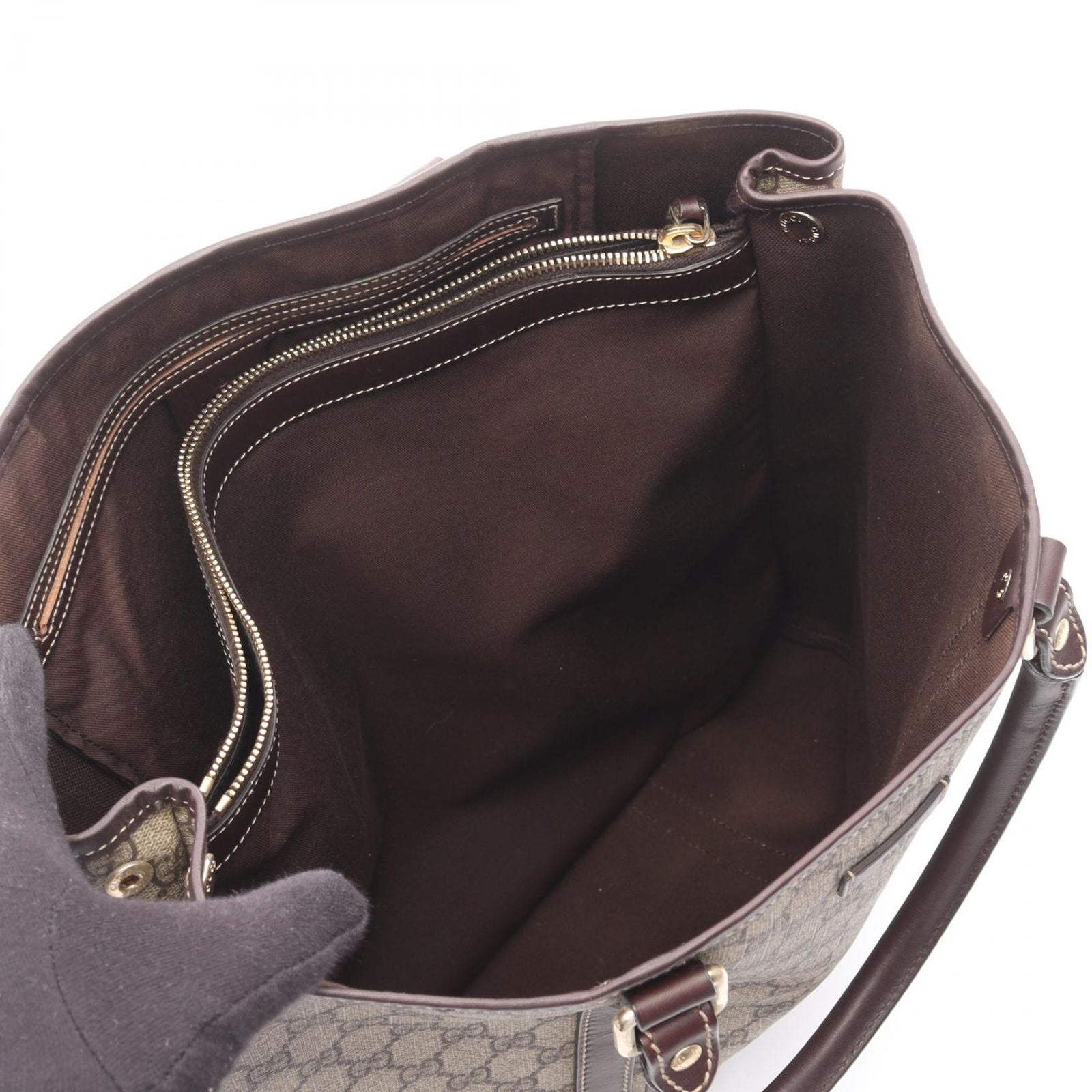 Gucci Tote Bag Gg 223668 Pvc Used B