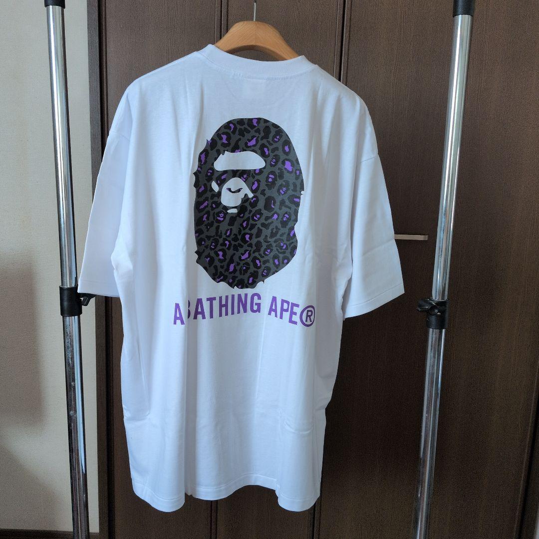 A Bathing Ape T-Shirts Xxl Leopard Rlx Tee