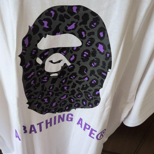 A Bathing Ape T-Shirts Xxl Leopard Rlx Tee