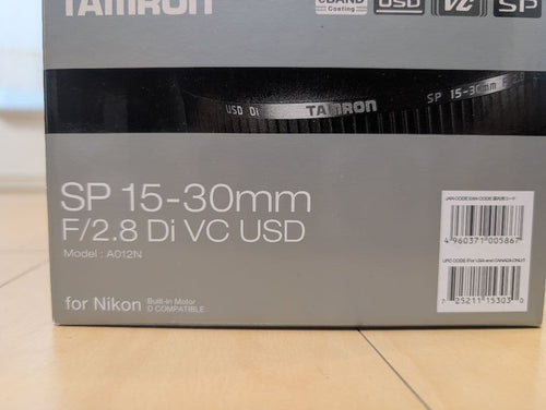 Tamron Lens (Zoom) Sp15-30Mm F/2.8 Di Vc Usd