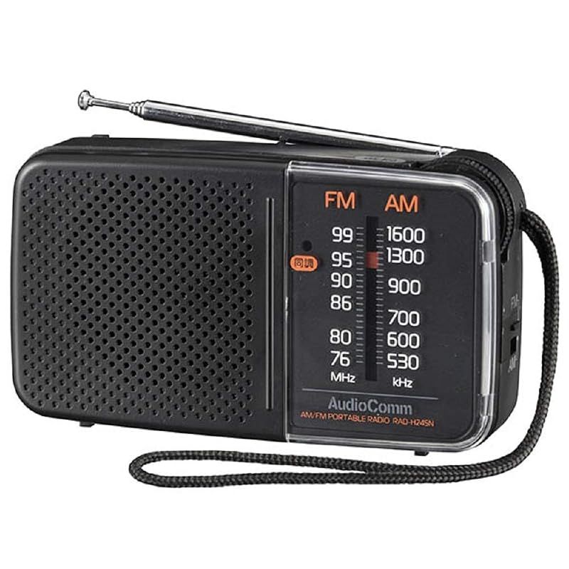 Portable Tv Audiocomm Am/Fm Rad-H245N 03-5628 Ohm 0