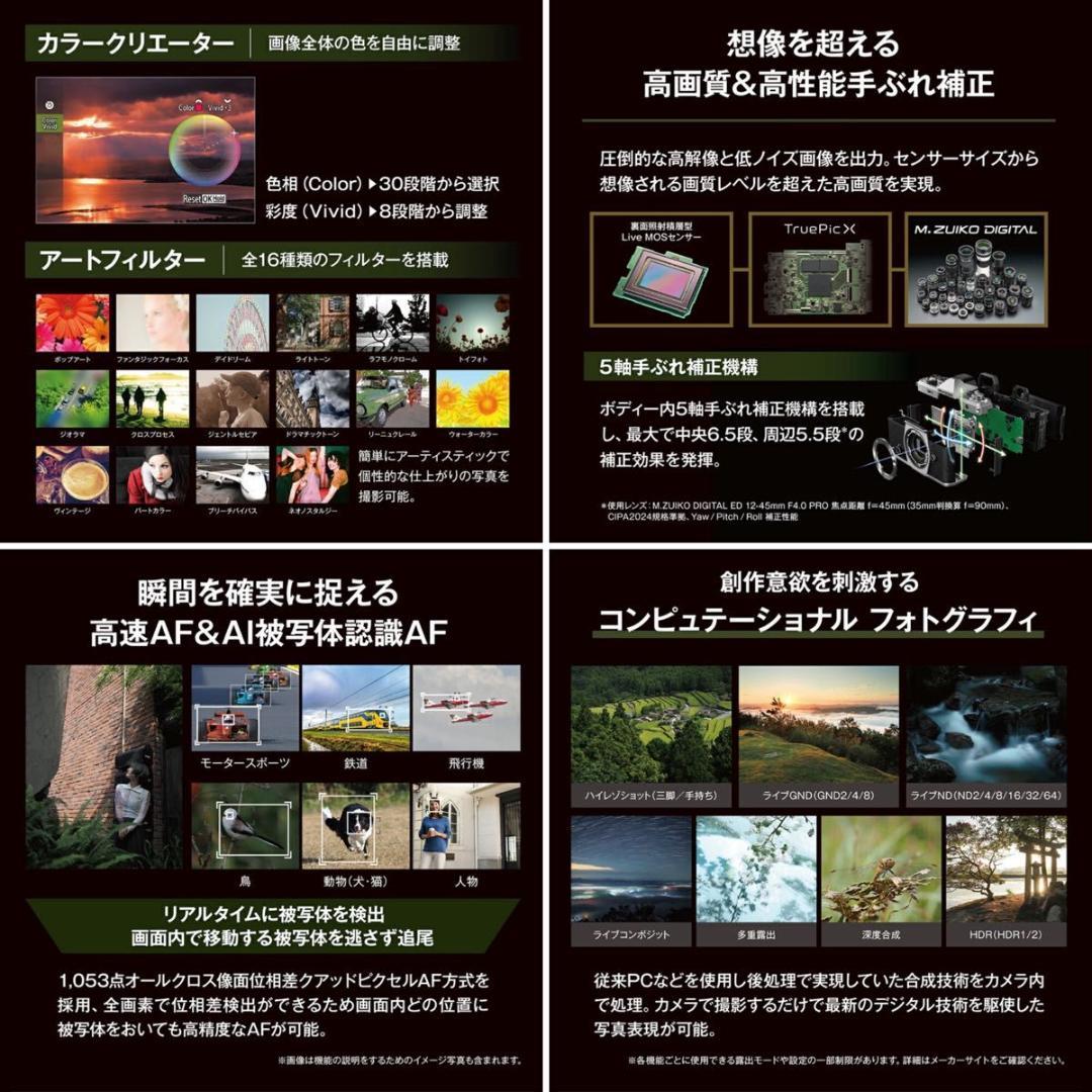 Om System Mirrorless Interchangeable Lips Om-3 Slv Omsystem