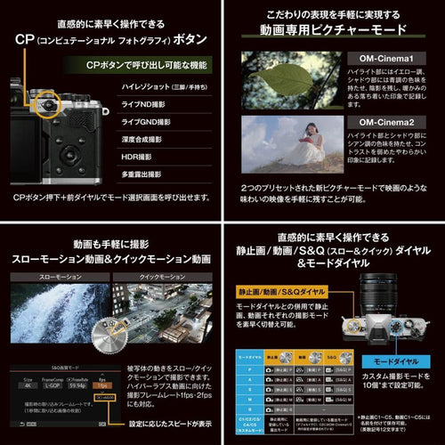 Om System Mirrorless Interchangeable Lips Om-3 Slv Omsystem