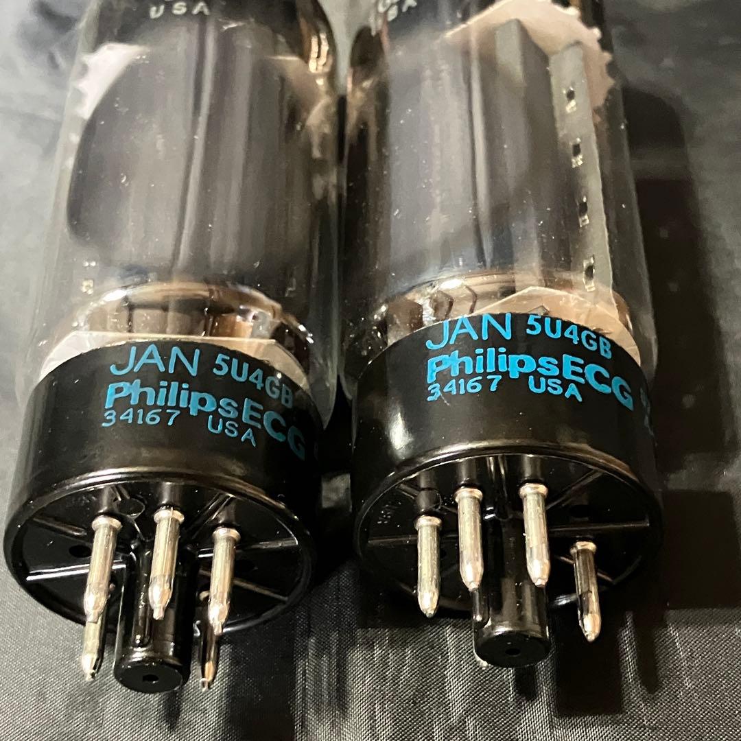 Philips Vacuum Tubes Ecg Jan 5U4Gb 2