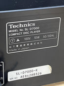 Cd Md Cassette Deck Technics Sl-D7000