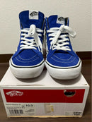 Supreme Sneakers 16Aw Vans Checker Logo Sk8-Hi Blue White