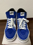 Supreme Sneakers 16Aw Vans Checker Logo Sk8-Hi Blue White