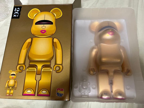 Be@Rbrick Kubrick Bearbrick Sorayama 2G Gold Silver 400%