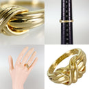 Tiffany Ring Tiffany&Co. K18Yg 10 (50) Sst