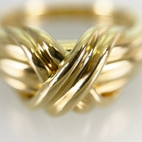 Tiffany Ring Tiffany&Co. K18Yg 10 (50) Sst