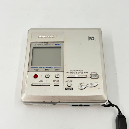 Sharp Portable Md Player Md-Mt831-S