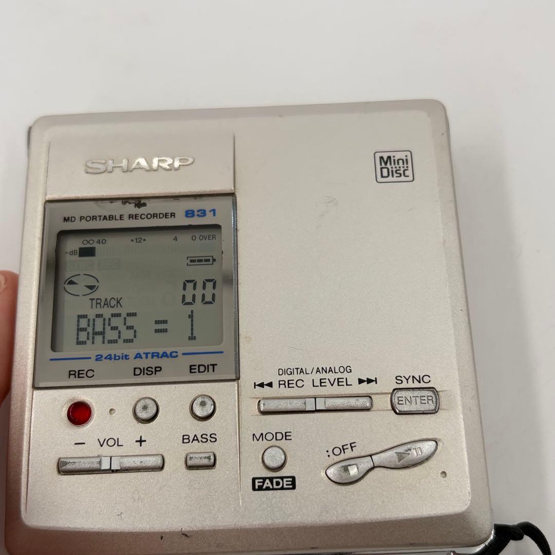 Sharp Portable Md Player Md-Mt831-S