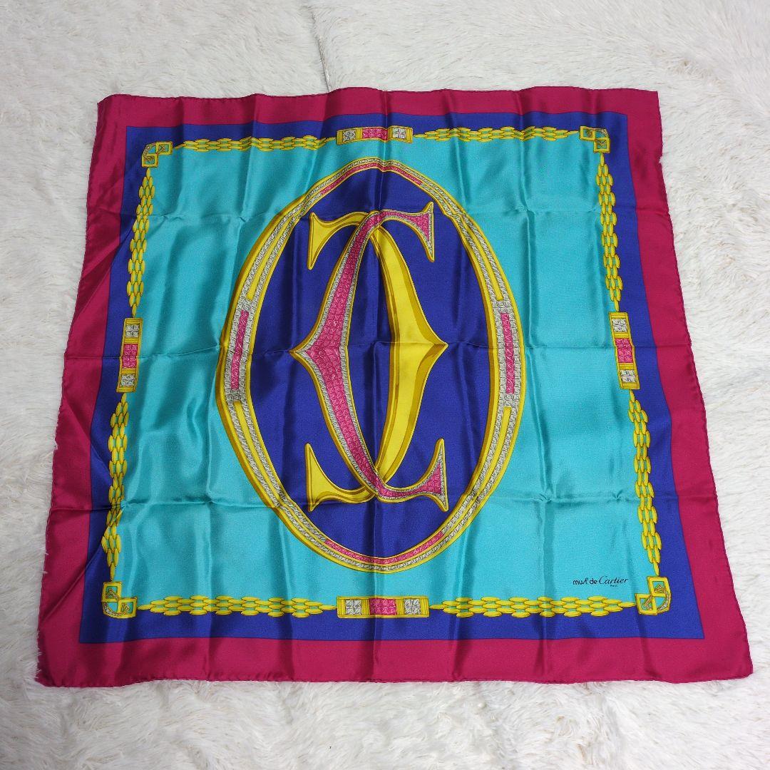 Cartier Bandanas Thin Scarves Must De 100% 85