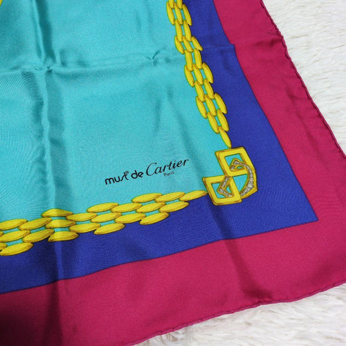 Cartier Bandanas Thin Scarves Must De 100% 85