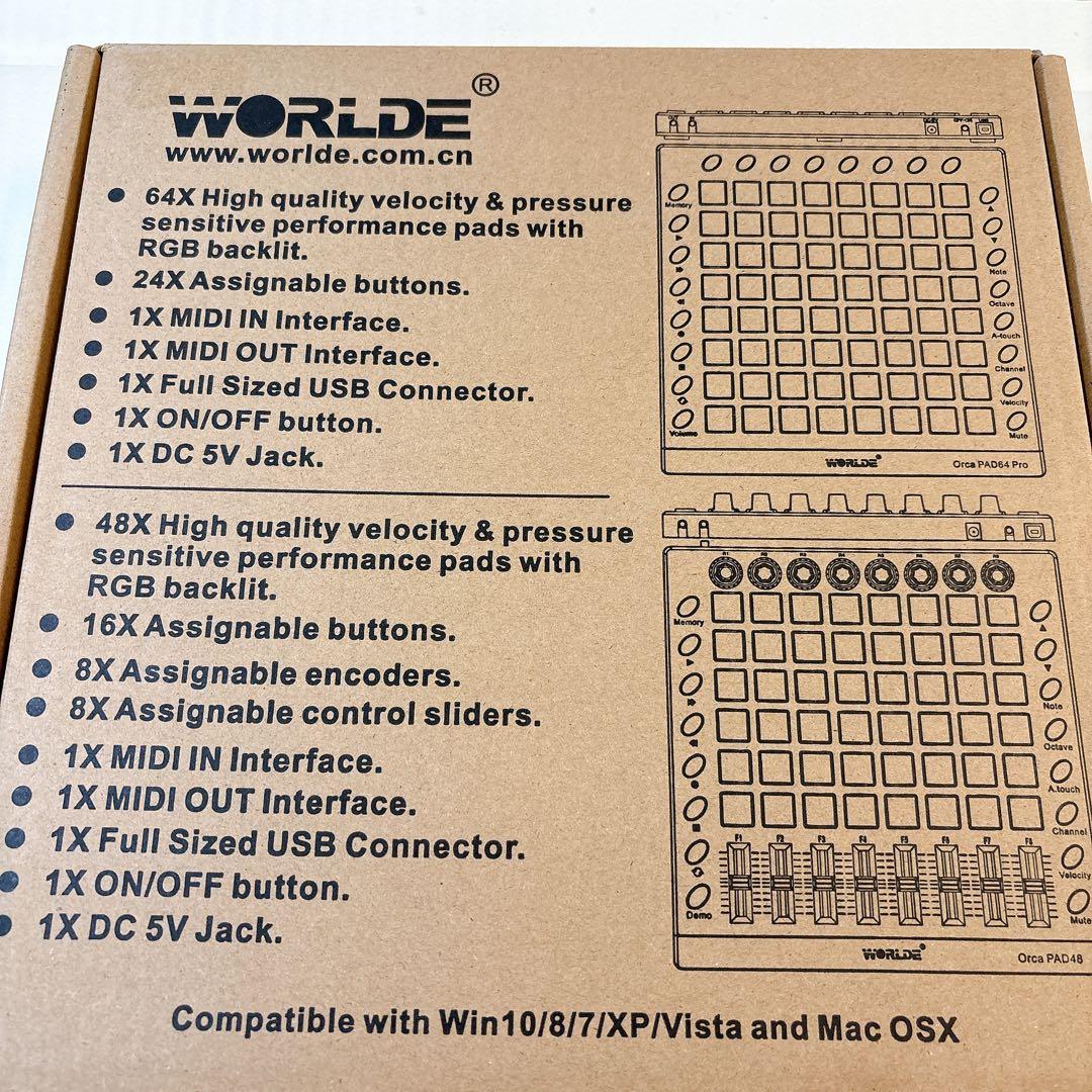 Midi Keyboard Pad Worlde Orca Pad48