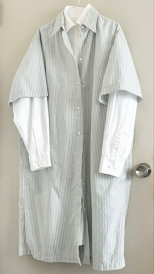 Mm6 Maison Margiela Long-Sleeve Three-Quarter-Sleeve