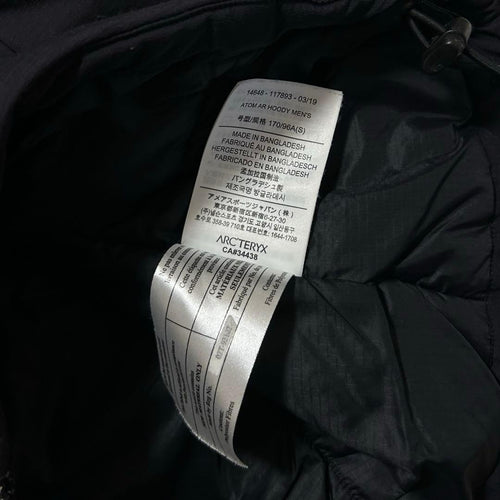 Arc'Teryx Down Jacket Atom Ar Hoody