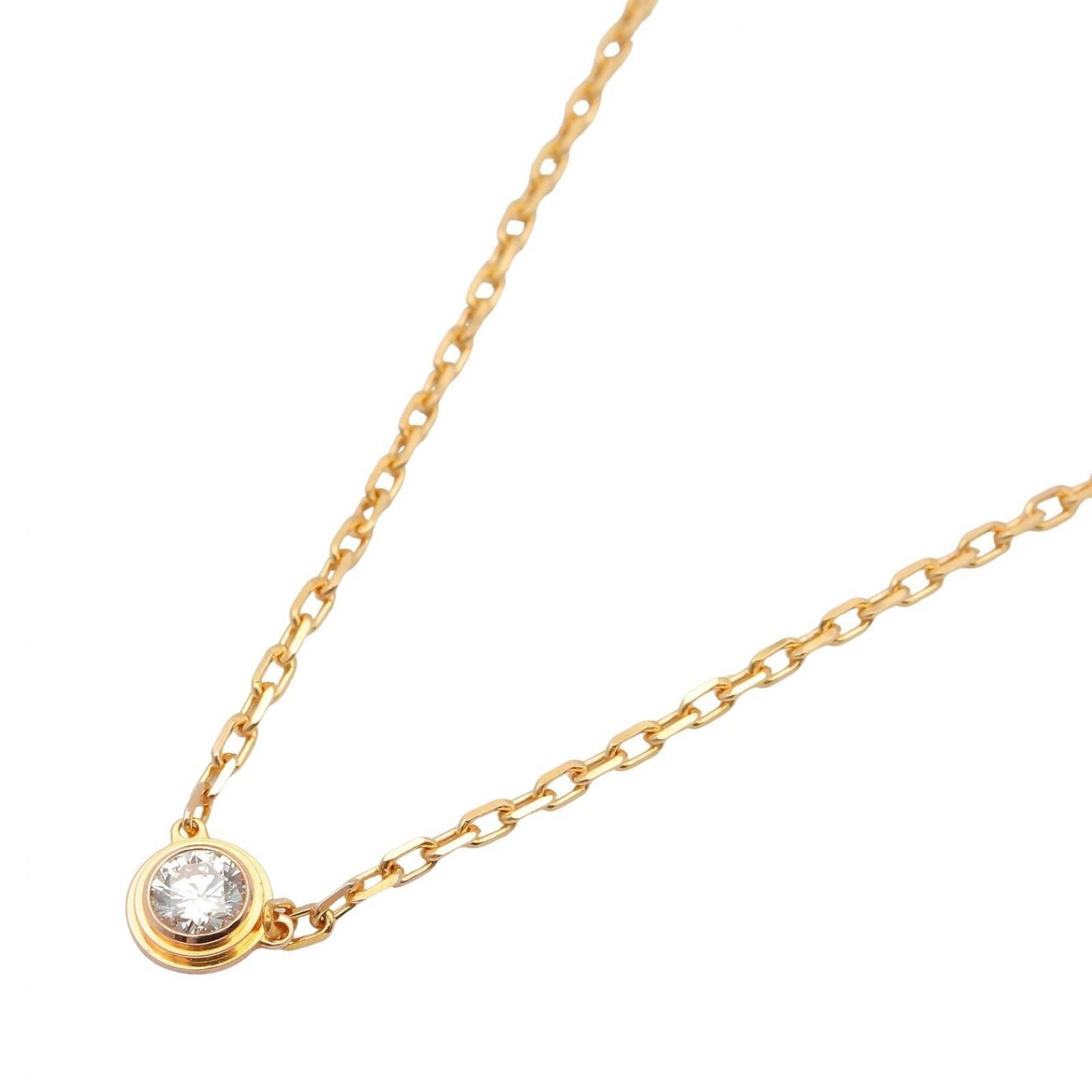 Cartier Necklace 38/41 K18Pg Used A