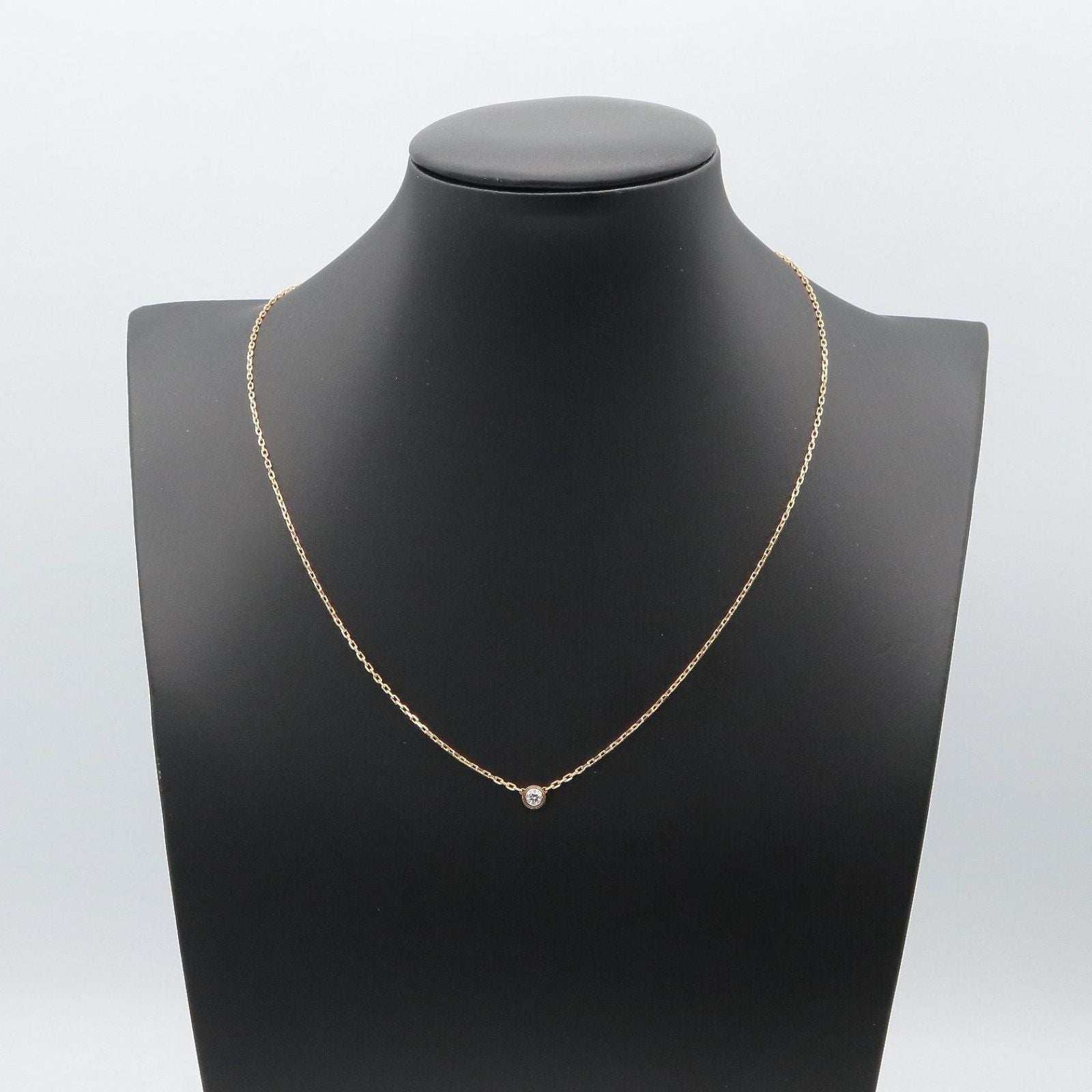 Cartier Necklace 38/41 K18Pg Used A