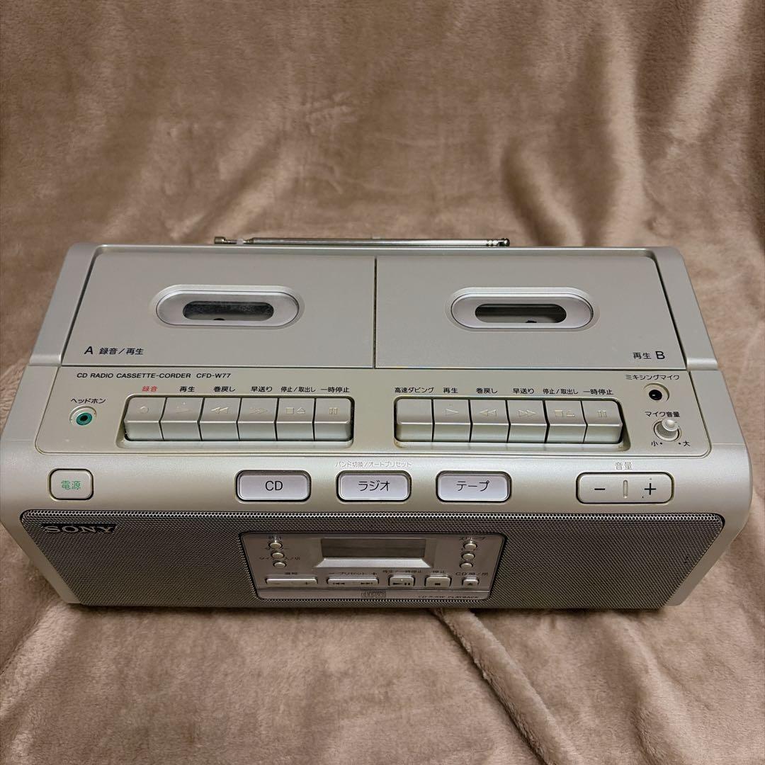 Sony Cd, Md Cassette Decks Cfd-W77