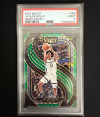 Nba 5 Select Jaylen Wells Green Prizm Psa9